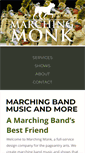 Mobile Screenshot of marchingmonk.com