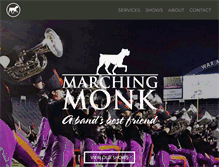 Tablet Screenshot of marchingmonk.com